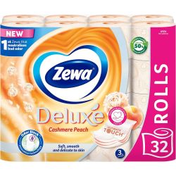 Zewa Cashmere Peach трипластова тоалетна хартия (32 бр.)
