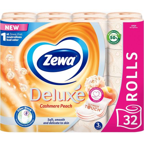 Zewa Cashmere Peach трипластова тоалетна хартия (32 бр.)