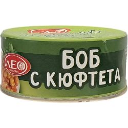 Лео Консерв боб с кюфтета (300 г)