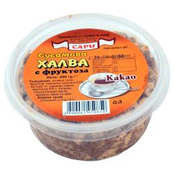 Сари сусамова халва с фруктоза, какао (200 г)