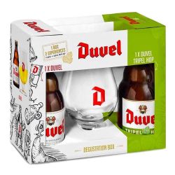 Duvel Box, 2 бутилки бира + чаша, 2 бр. х 330 мл (660 мл)