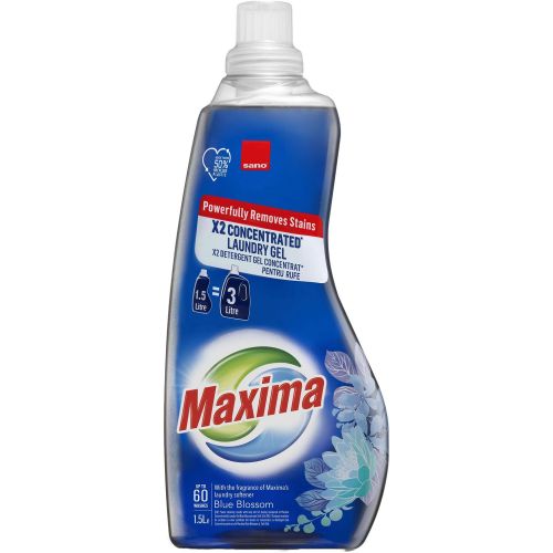 Sano Maxima Blue Blossom концентриран гел за пране, 60 пранета (1.5 л)