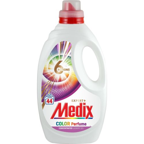 Medix 6 Actions Expert+ Color Perfume течен перилен препарат,44 пранета (2.2 л)