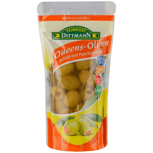 Feinkost Dittmann зелени маслини с паста от чушки (125 г)