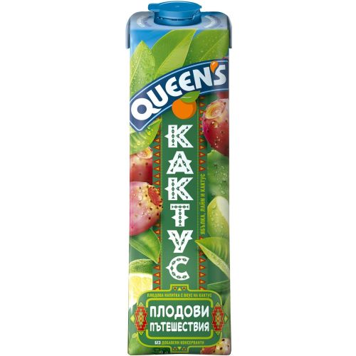 Queen's сок кактус 42% (1 л)