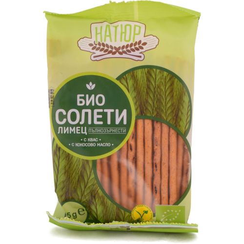 Натюр био пълнозърнести солети от лимец (45 г)
