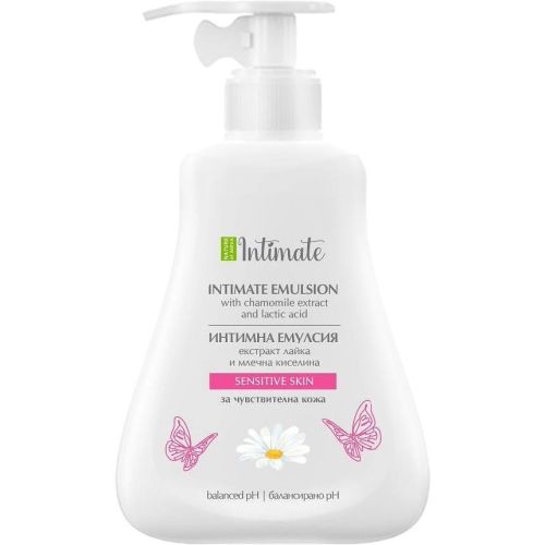 Nature of Agiva Intimate интимна емулсия с млечна киселина и екстракт от лайка (250 мл)