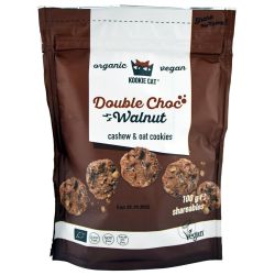 Kookie cat био мини курабийки двоен шоколад и орехи (100 г)