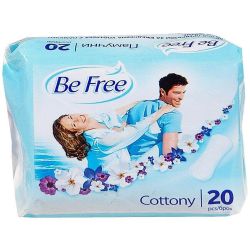 Be Free Cottony ежедневни памучни дамски превръзки (20 бр.)