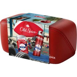 Old Spice Sport Power комплект за мъже дезодорант стик 50 мл, дезодорант спрей 150 мл, несесер (1 бр.)