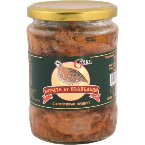 Garry бутчета от пъдпъдъци (400 г)