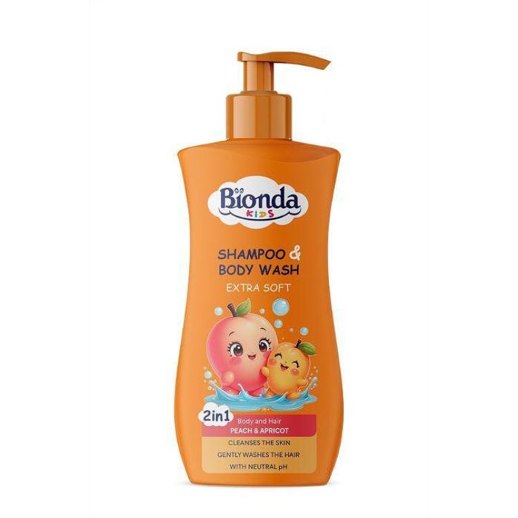 Bionda Kids шампоан и душ гел праскова и кайсия на цена от 3.79 € за ...