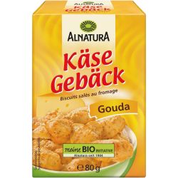 Alnatura био соленки със сирене гауда (80 г)