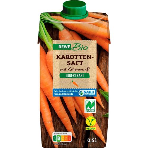 REWE био сок от моркови (500 мл)