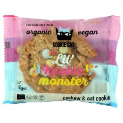 Kookie cat био курабийка с ванилия и цветни шоколадови бонбони (50 г)