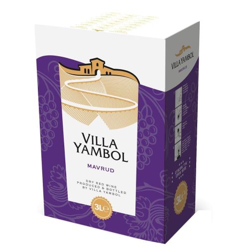 Вила Ямбол червено вино мавруд, Bag in Box (3 л)