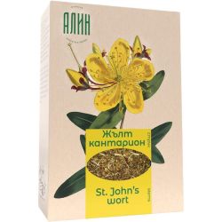Алин жълт кантарион стрък, сушени билки за чай (50 г)