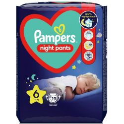 Pampers Night гащички размер 6 (19 бр.)