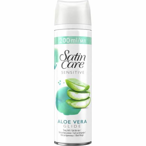 Venus Satin Care гел за бръснене за чувствителна кожа (200 мл)