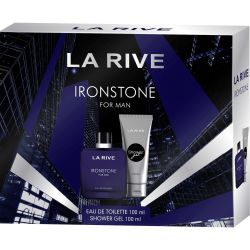 La Rive Iron Stone мъжки козметичен комплект, тоалетна вода 100 мл и душ гел 100 мл (2 бр.)