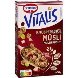 Dr. Oetker Vitalis хрупкаво мюсли с плодове (450 г)