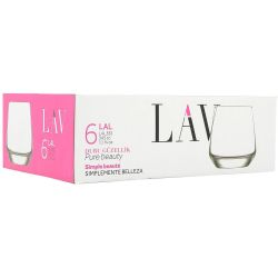 LAV комплект чаши, 345 мл (6 бр.)
