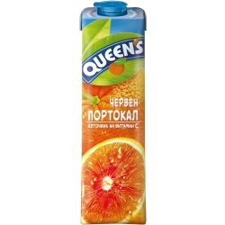 Queen's плодова напитка с червен портокал (1 л)