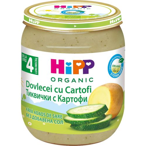Hipp био пюре тиквички с картофи (125 г)
