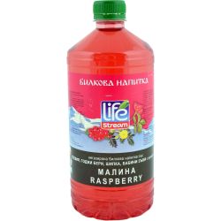 Lifestream билкова напитка с малина (1 л)