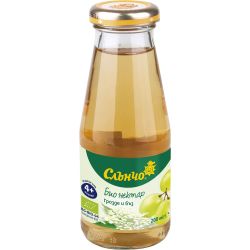 Слънчо бебешки биологичен нектар грозде и бъз (200 мл)