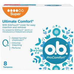 o.b. Ultimate Comfort Super дамски тампони (8 бр.)