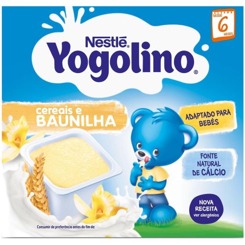Nestle Yogolino грис ванилия, 4 бр. х 100 г (400 г)