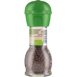 Kotanyi био черен пипер на зърна, мелничка (50 г)