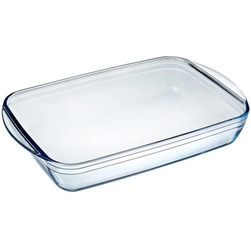 Pyrex правоъгълна тава с дръжки, 4.5 л, 40 см х 27 см х 7 см (1 бр.)