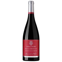 Midalidare червено вино мерло и каберне фран (750 мл)