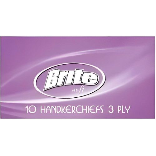 Brite носни кърпи, лилави (10 бр.)