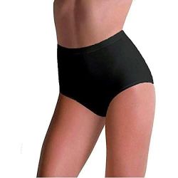 Cotonella Soft Touch памучни бикини с висока талия, черно, размер XL (1 бр.)