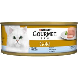 Purina Gourmet Gold храна за котки в зряла възраст, пастет, риба тон (85 г)