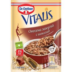 Dr. Oetker Vitalis овесена закуска с шоколад (60 г)