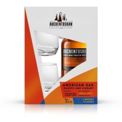 Auchentoshan American Oak уиски с 2 чаши (1 бр.)