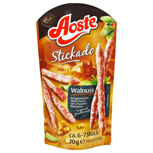 Aoste Stickado луканкови пръчици с орехи (70 г)