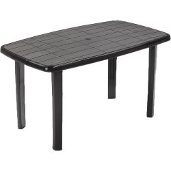 Areta Sorrento маса, антрацит, 140 см х 80 см х 72 см (1 бр.)