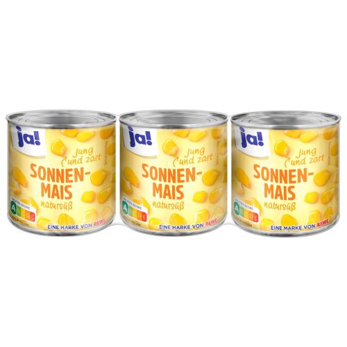 JA! Царевица, 3 бр. х 150 г (450 г)