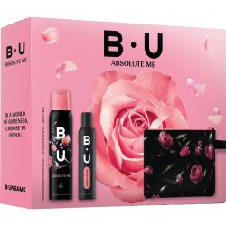 BU Absolute Me комплект тоалетна вода, 50 мл, део спрей, 150 мл, несесер (1 бр.)