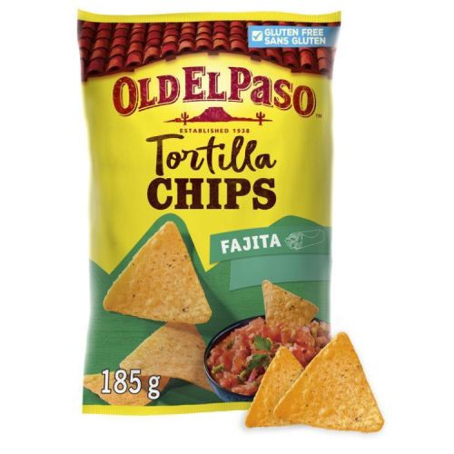 Old El Paso царевичен тортила чипс фахита (185 г)