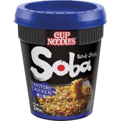 Nissin Soba Yakitori Chicken нудъли с пиле, купа (89 г)