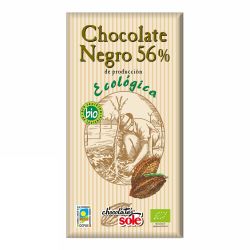 Chocolates Sole био черен шоколад с канела 56% (100 г)