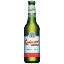 Budweiser светла бира в бутилка (330 мл)