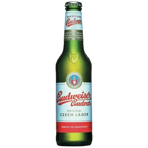 Budweiser светла бира в бутилка (330 мл)