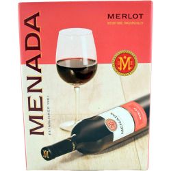 Menada червено вино мерло (3 л)
